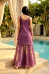 Aarvi 01 Fendy Satin Beats Work Readymade Plazzo Suits